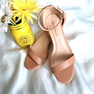 Matte Nude Summer Sandals